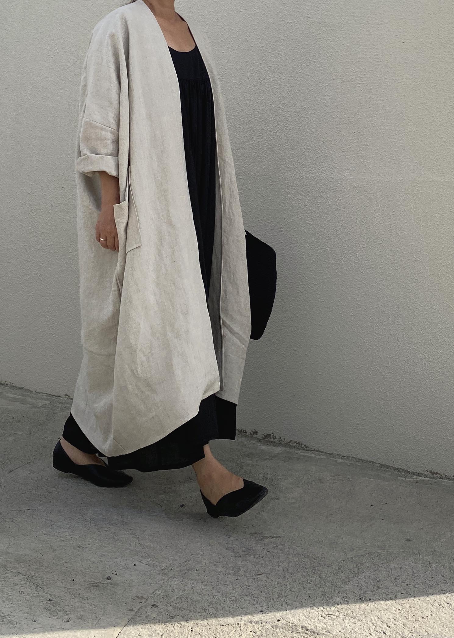Long Linen Robe